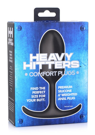 Heavy Hitters - Premium Silicone Weighted Anal Plug - Large