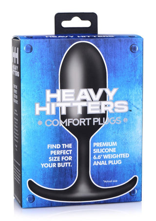 Heavy Hitters - Premium Silicone Weighted Anal Plug - Large