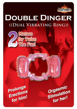 Humm Dinger Double Dinger Dual Vibrating Cock Ring