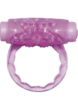 Humm Dinger Super Turbo Vibrating Cock Ring - Magenta