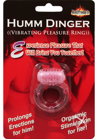 Humm Dinger Vibrating Cockring - Purple