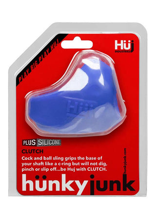 Hunkyjunk Clutch Silicone Cock/Ball Sling - Ice