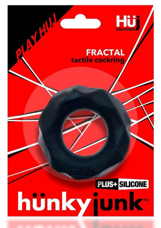 Hunkyjunk - Fractal Tactile Cockring - Clear Ice