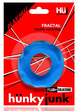 Hunkyjunk - Fractal Tactile Cockring - Clear Ice
