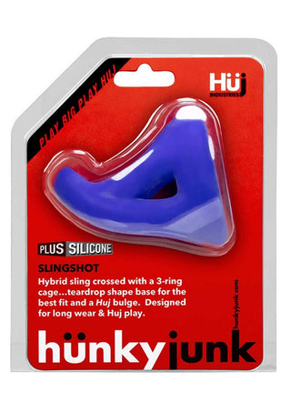 Hunkyjunk Slingshot 3 Ring Teardrop Silicone Cockring - Coba
