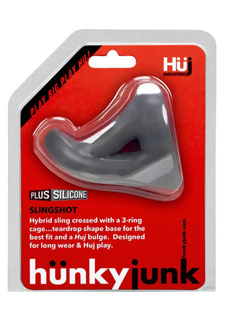 Hunkyjunk Slingshot 3 Ring Teardrop Silicone Cockring - Coba