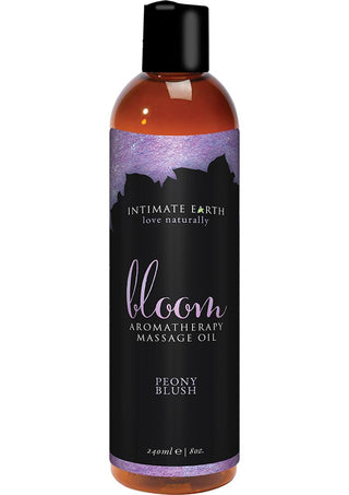 Intimate Earth - Bloom Aromatherapy Massage Oil Peony Blush 4oz