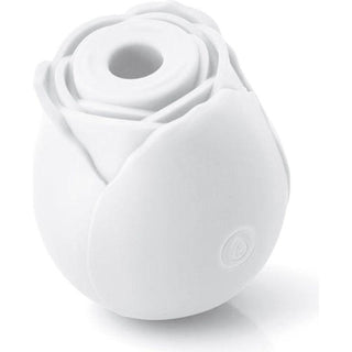 Inya The Rose Silicone Rechargeable Clitoral Stimulator - White - Circus of Books