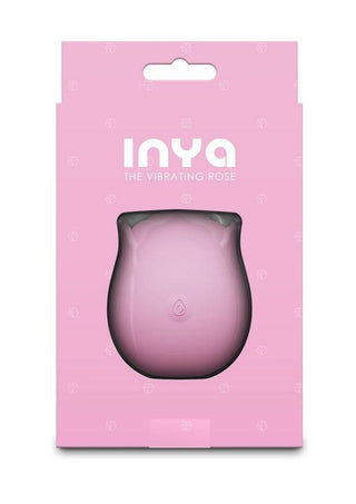 INYA The Vibrating Rose Rechargeable Silicone Clitoral Stimulator - Pink
