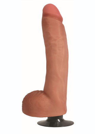 Jock - Bareskin Realistic Vibrating Dildo w/ Balls 10"