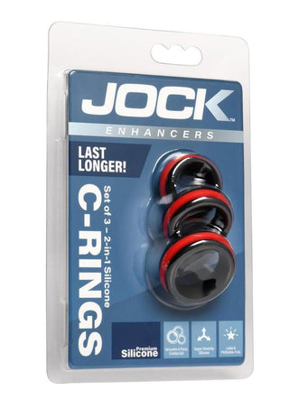 Jock Enhancers 2-In-1 Silicone Cock Ring