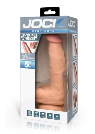 Jock - Hard-Core 7.5" Triple Density Dildo with Balls