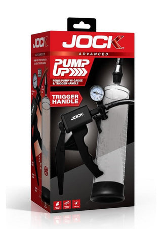 Jock Pump Up Penis Pump with Gauge and Trigger Handle