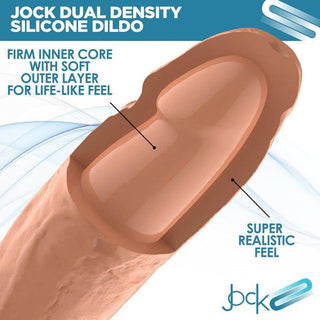 Jock - Ultra Realistic Dual Density Silicone Dildo - 7 Inch - Circus of Books