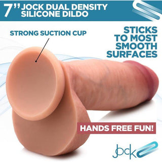 Jock - Ultra Realistic Dual Density Silicone Dildo With Balls - 7 Inch - Circus of Books