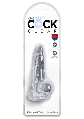 King Cock Dildo with Balls 9in - Chocolate