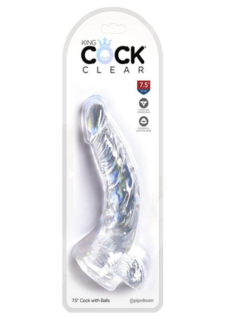 King Cock w/ balls 9" - Vanilla