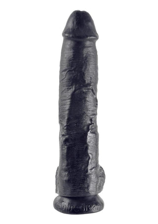 King Cock Clear Dildo with Balls 7in - Clear
