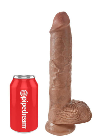 King Cock w/ balls 12" - Vanilla