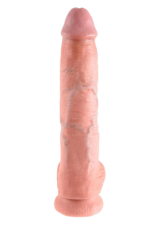 King Cock Clear Dildo with Balls 6in - Clear
