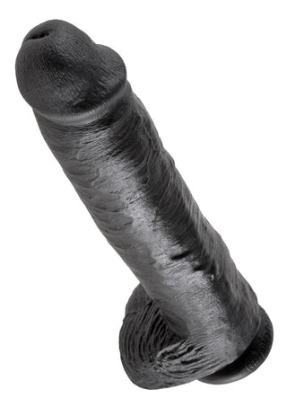 King Cock Clear Dildo with Balls 8in - Clear