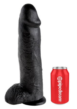 King Cock w/ balls 8" - Vanilla
