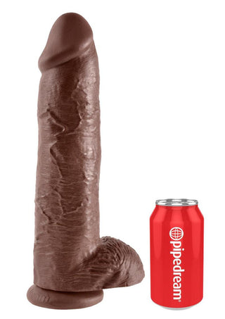 King Cock w/ balls 7" - Tan