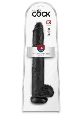 King Cock w/ balls 8" - Tan