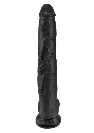 King Cock Clear Dildo with Balls 8in - Clear