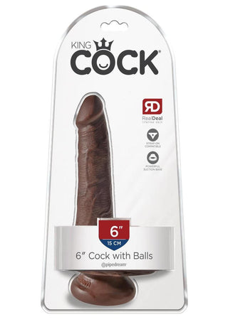 King Cock w/ balls 12" - Vanilla