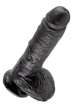 King Cock w/ balls 6" - Vanilla