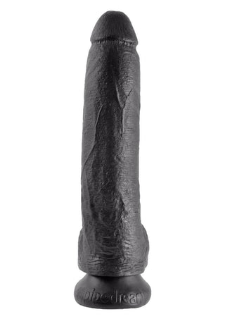 King Cock w/ balls 8" - Chocolate