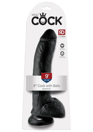 King Cock w/ balls 9" - Vanilla