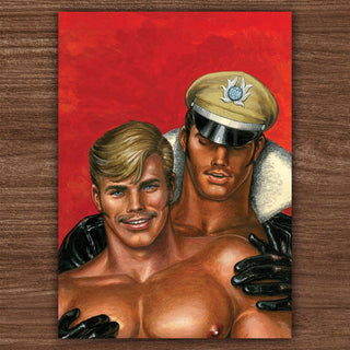 Kweer Cards / Peachy Kings - Tom of Finland Postcard "SIDEBURNS" - Circus of Books