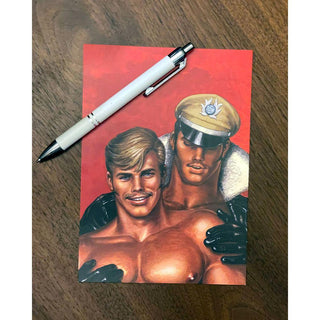 Kweer Cards / Peachy Kings - Tom of Finland Postcard "SIDEBURNS" - Circus of Books