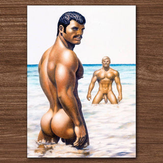 Kweer Cards / Peachy Kings - Tom of Finland Postcard "TIDE IS HIGH" - Circus of Books