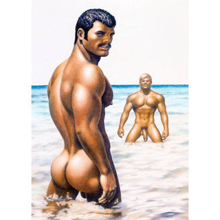 Kweer Cards / Peachy Kings - Tom of Finland Postcard "TIDE IS HIGH" - Circus of Books