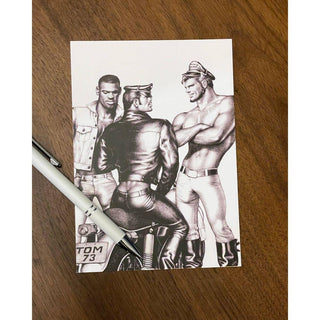 Kweer Cards / Peachy Kings - Tom of Finland Postcard "TOM 73" - Circus of Books