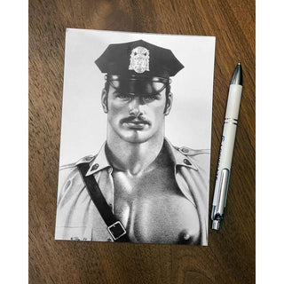 Kweer Cards / Peachy Kings - Tom of Finland Postcard "TOM's COP" - Circus of Books