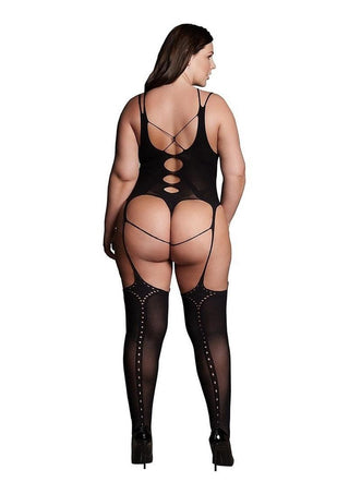 Le Desir Elara VII Bodystocking with Open Cups