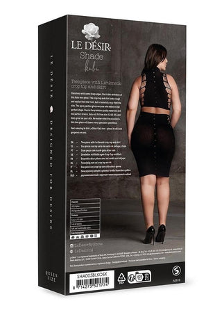 Le Desir Kala XXXVII Two Piece with Turtleneck, Crop Top and Skirt