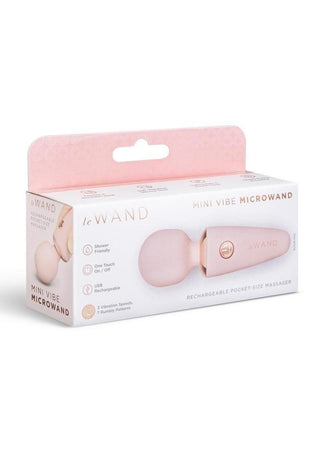 Le Wand Mini Vibe Silicone Micro Wand - Rose Gold
