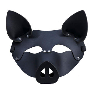 LEATHERETTE FACE MASK PIG - Circus of Books