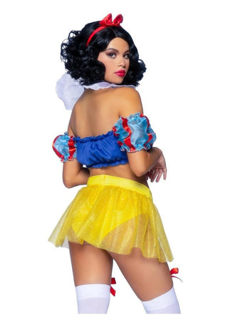 Leg Avenue Bad Apple Shimmer Halter Bandeau 3-Piece Costume