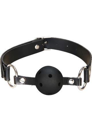 Lux Fetish Breathable Ball Gag - Red