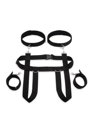 Lux Fetish Position Pal Harness with Removable Thigh Cuffs