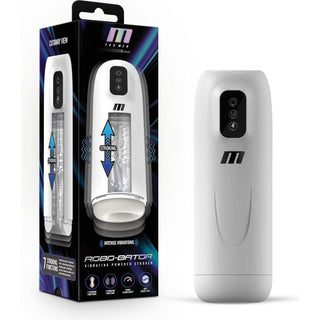 M for Men Robo-Bator Rechargeable Masturbator - White - Circus of Books