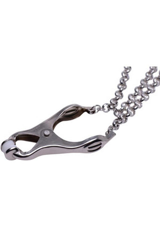 Master Series Affix Triple Chain Nipple Clamps - Silver
