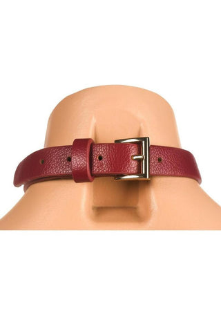 Master Series - Captivate Collar with Body Chain - Red
