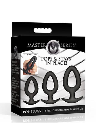 Master Series Pop Plugs Hollow Silicone Anal Trainer